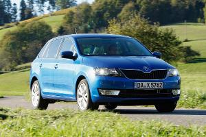Skoda Rapid Spaceback 1.2 TSI, Frontansicht