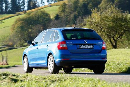 Skoda Rapid Spaceback 1.2 TSI, Heckansicht