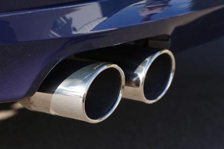 Alpina D3 Biturbo, Auspuff, Endrohre
