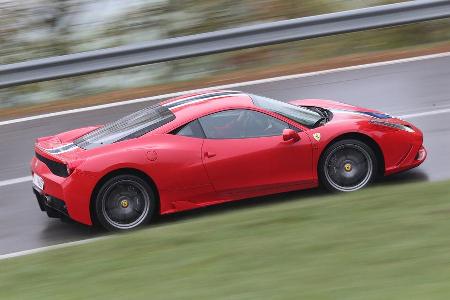 Ferrari 458 Speciale, Seitenansicht