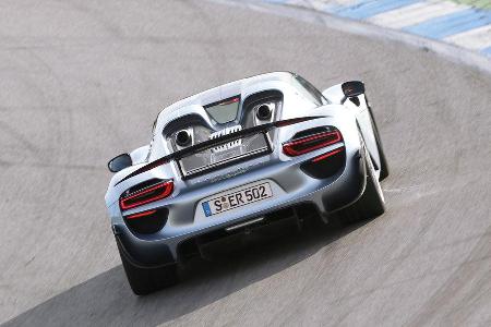 Porsche 918 Spyder, Heckansicht