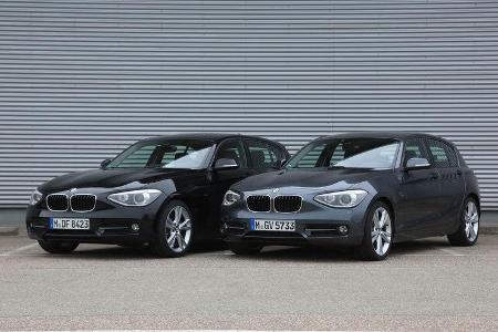 BMW 125i, BMW 125d, Frontansicht