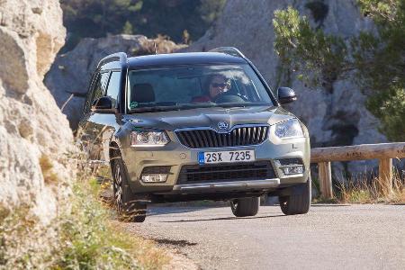 Skoda Yeti 2.0 TDI 4x4, Frontansicht