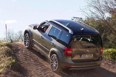 Skoda Yeti 2.0 TDI 4x4, Steilhang