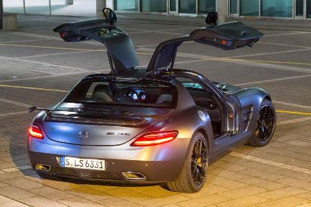 Mercedes SLS AMG GT Final Edition, Flgeltren, Heckansicht