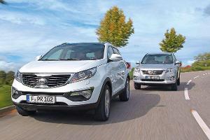 Kia Sportage, Toyota RAV4