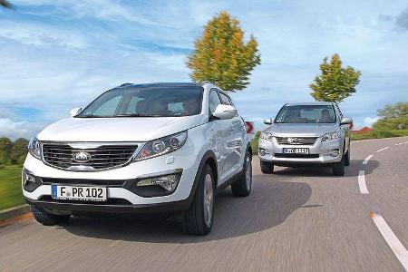 Kia Sportage, Toyota RAV4