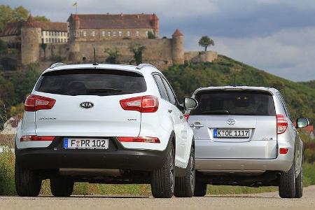 Kia Sportage, Toyota RAV4