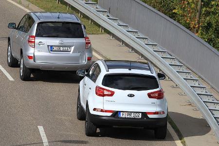 Kia Sportage, Toyota RAV4