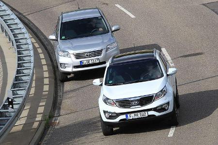 Kia Sportage, Toyota RAV4