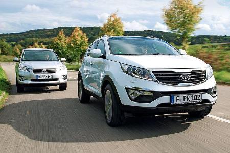 Kia Sportage, Toyota RAV4