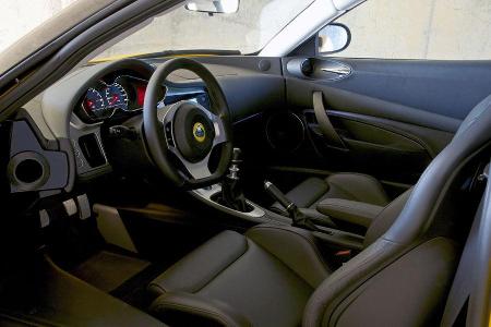 Lotus Evora S, Innenraum, Cockpit