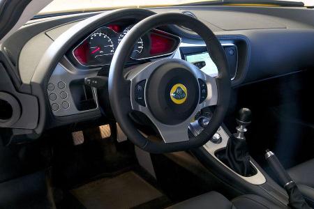 Lotus Evora S, Innenraum, Cockpit
