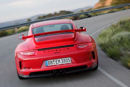 Porsche 911 GT3, Heckansicht