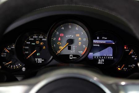 Porsche 911 GT3, Rundinstrumente, Tacho