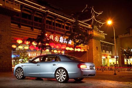 Bentley Flying Spur, Heckansicht