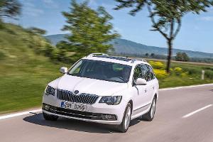 Skoda Superb Combi, Frontansicht