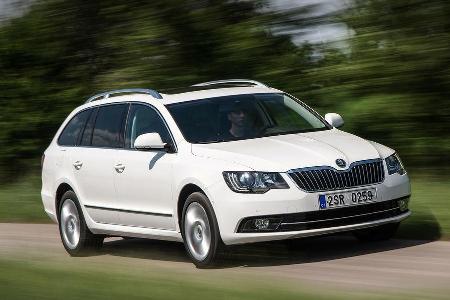 Skoda Superb Combi, Frontansicht