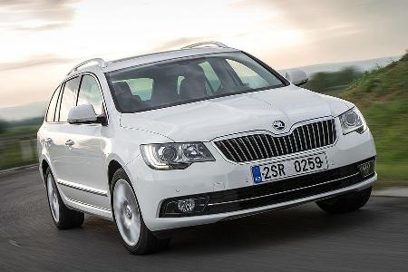 Skoda Superb Combi, Frontansicht