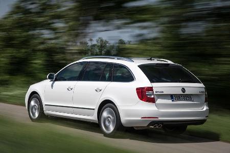 Skoda Superb Combi, Heckansicht