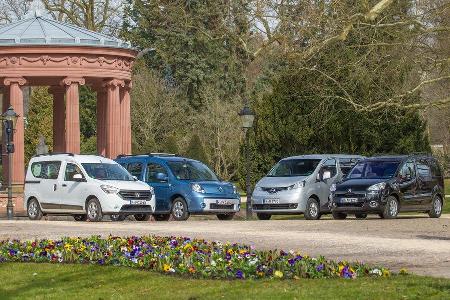 Dacia Dokker, Nissan Evalia, Peugeot Partner, Renault Kangoo