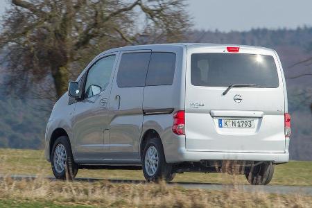 Nissan NV 200 Evalia DCI 110, Heckansicht