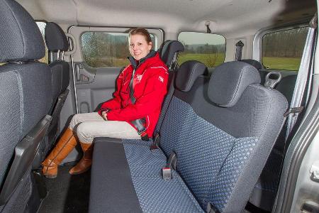 Dacia Dokker dCi 90 Eco2, Rcksitz, Beinfreiheit