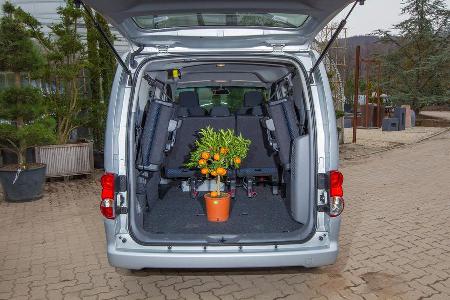 Nissan NV 200 Evalia DCI 110, Kofferraum