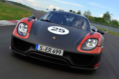 Porsche 918 Spyder, Seitenansicht