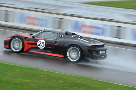 Porsche 918 Spyder, Seitenansicht