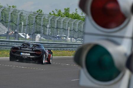Porsche 918 Spyder, Heckansicht