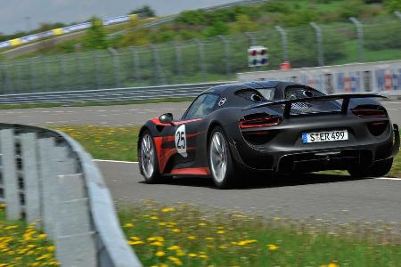 Porsche 918 Spyder, Heckansicht