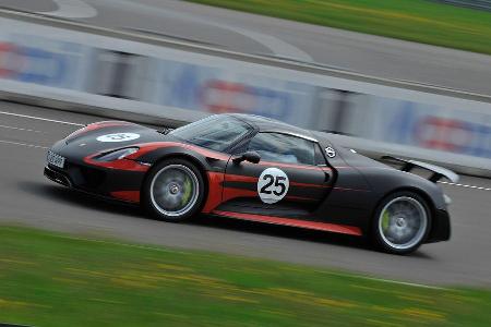 Porsche 918 Spyder, Seitenansicht