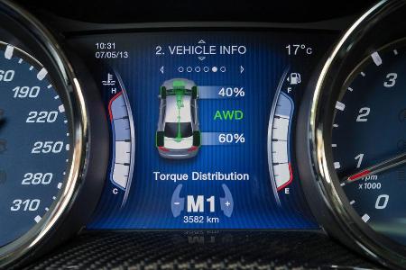 Maserati Quattroporte A Q4, Display, Bordcomputer