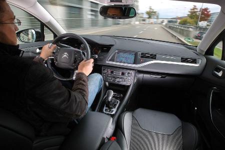 Citroen C5 Tourer HDI 165, Lenkrad, Cockpit