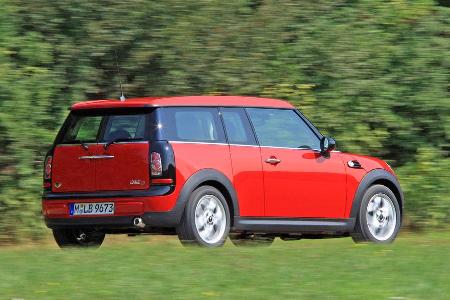 Mini Clubman One D, Heckansicht