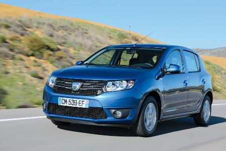 Dacia Sandero, Frontansicht