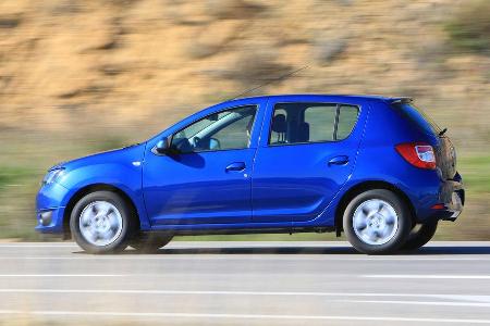 Dacia Sandero, Seitenansicht