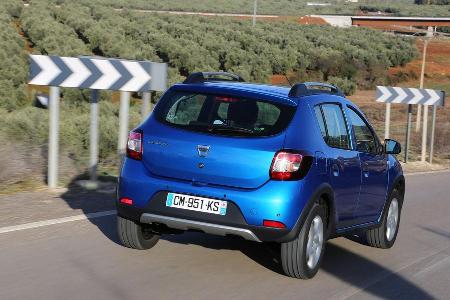 Dacia Sandero, Heckansicht