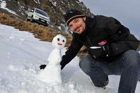 Fiat Panda 1.3 16V Multijet 4X4, Schneemann