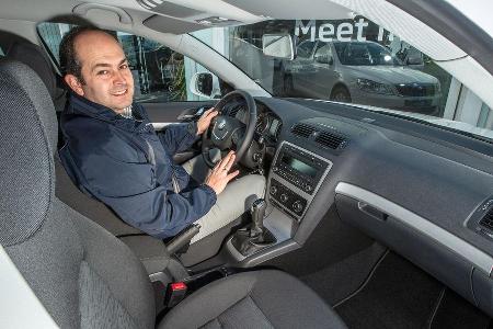 Skoda Octavia 1.2 TSI, Cockpit, Lenkrad