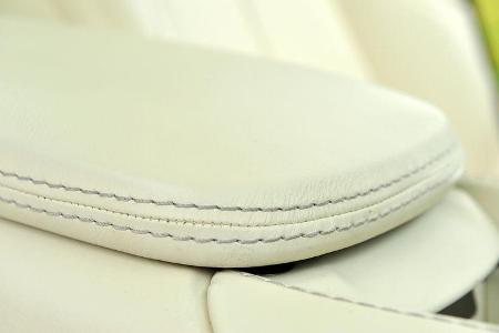 Aston Martin Vanquish, Lederverarbeitung, Detail