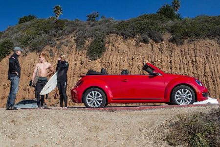 VW Beetle Cabriolet, Seitenansicht