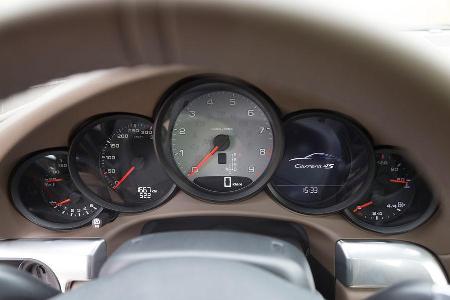 Porsche 911 Carrera 4S, Rundinstrumente
