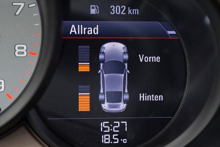 Porsche 911 Carrera 4S, Achsverteilung