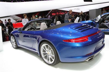 Porsche 911 Carrera 4S, Messe, Autosalon Paris 2012