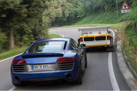 Audi R8 V10 Plus, Audi S1, Heckansicht
