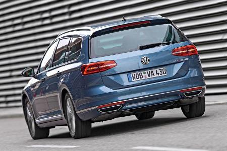 VW Passat 2.0 TSI, Heckansicht