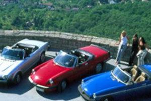 Alfa Romeo Spider 2.0, MG B, Pininfarina Spidereuropa