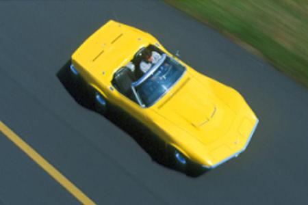 Chevrolet Corvette Stingray 454 - Vogelperspektive